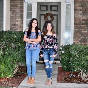 Kendal and Kylie off shoulder blouse top.
